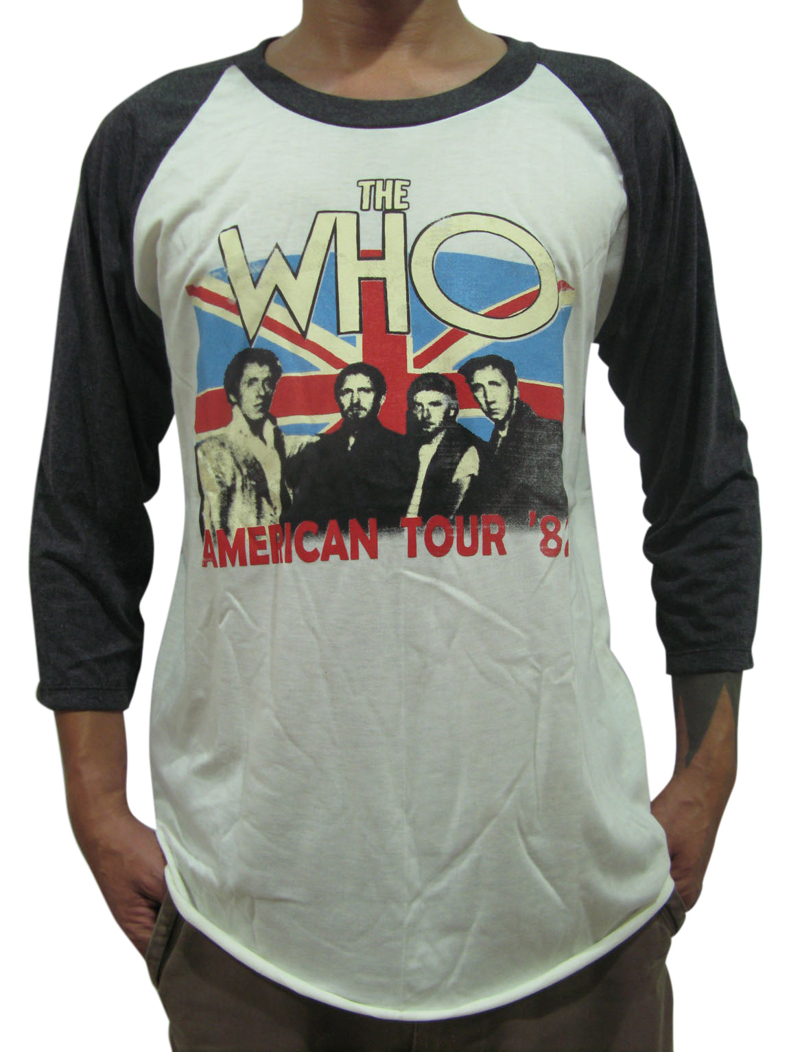 THE WHO Men 3/4 Sleeve T-Shirt