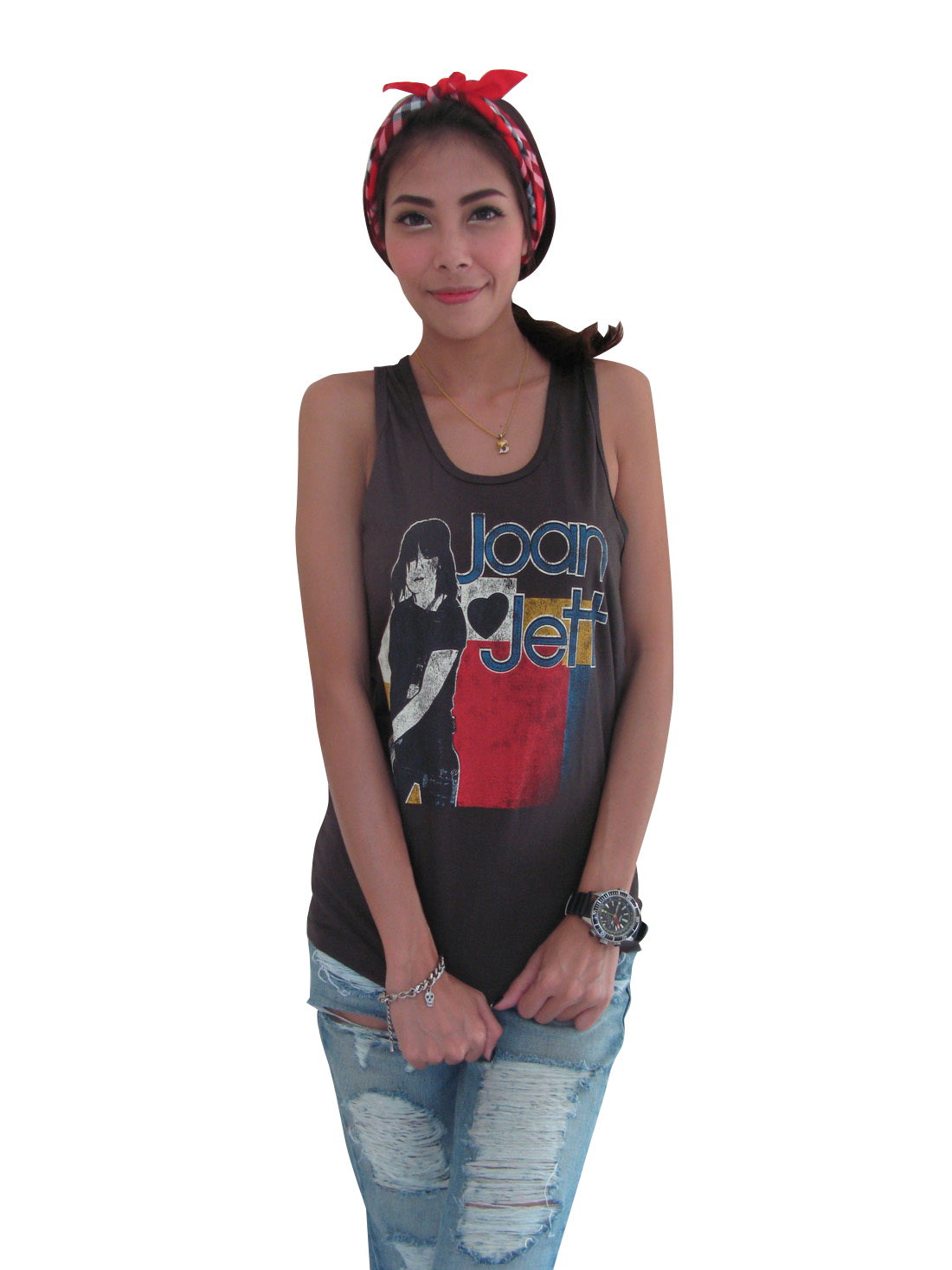 Joan Jett Womens Tank Top T-Shirt