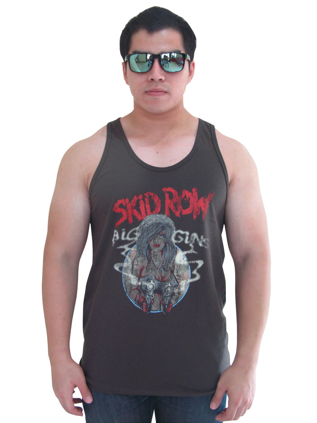 SKID ROW Mens Tank Top T-Shirt